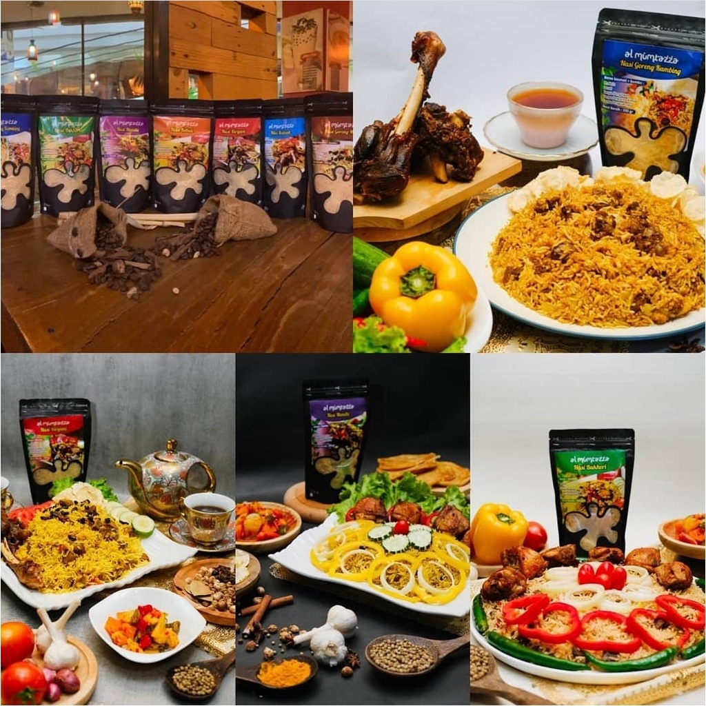 AL MUMTAZZA 350gram Nasi Instant Kebuli | Biryani | Mandhi | Kabsah | Bukhori | Nasi Goreng Mesir Ka