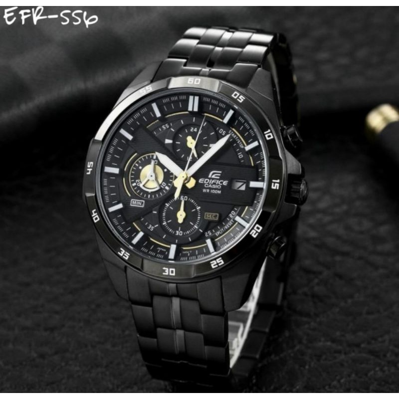 Jam tangan Casio Edifice EFR 556 baterai, mesin Miyota Japan with box