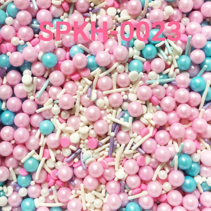 

SPKH-0023 SPRINKLES SPRINKLE SPRINKEL 500GR MUTIARA MESES MIX PASTEL OBRAL DISKON