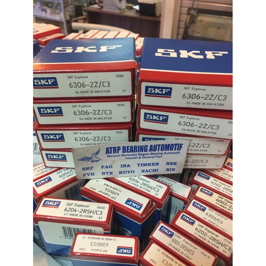 BALL BEARING 6306 2Z/C3 6306 ZZ C3  SKF ORIGINAL