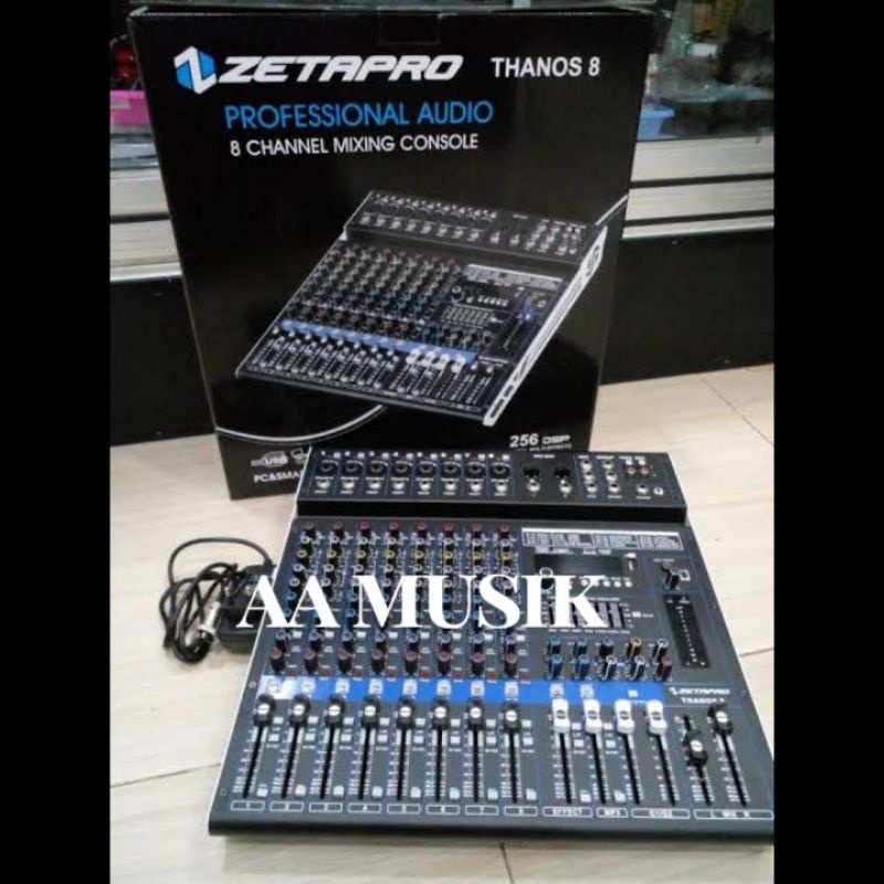 MIXER AUDIO ZETAPRO THANOS 8 CHANNEL / ZETAPRO THANOS 8CH