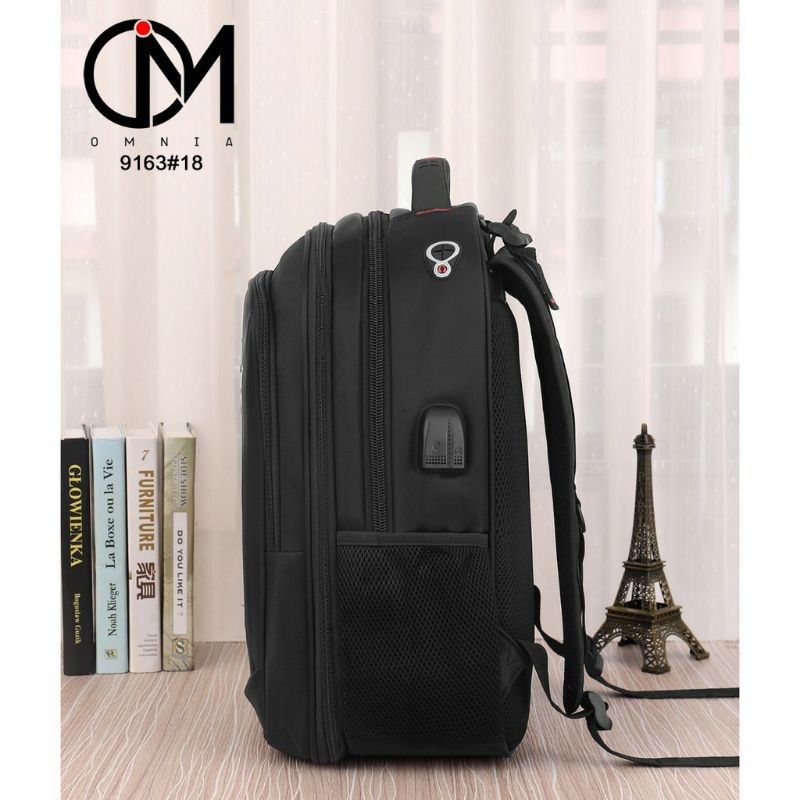 TAS RANSEL OMNIA ORIGINAL SERI 9163-18 FREE RAIN COVER