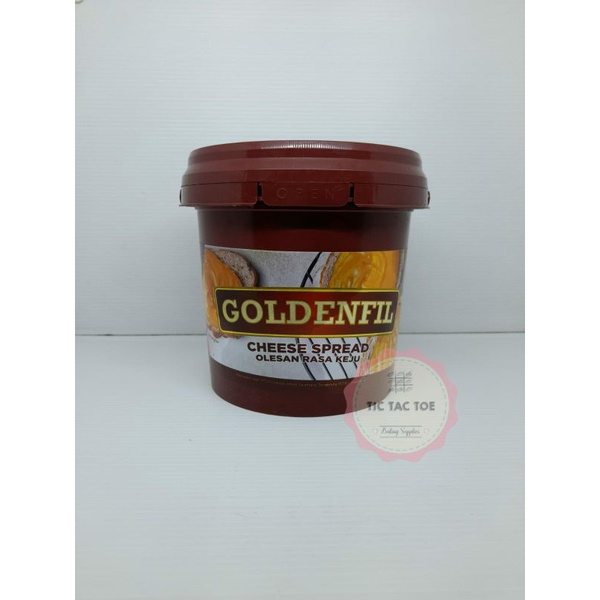 goldenfill Spread cheese 1kg /glaze /selai /topping /topping donat /goldenfill spread cheese