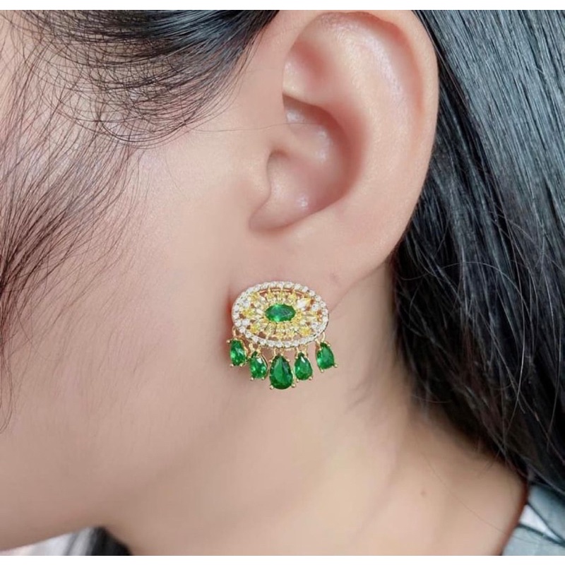 ANTING SILVER S925 PERMATA ZIRCON