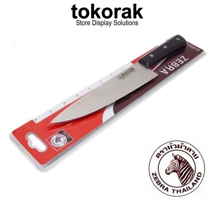 PISAU DAPUR ZEBRA CHEF KNIFE 8 INCH 100224 - PISAU STAINLESS