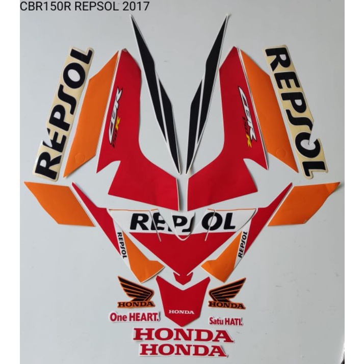 STRIPING CBR150R REPSOL 2017