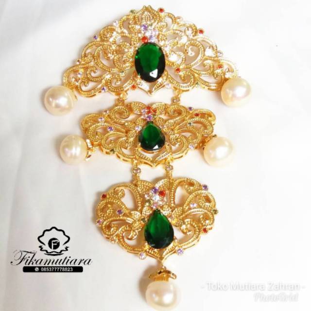 Bros kebaya mutiara tawar