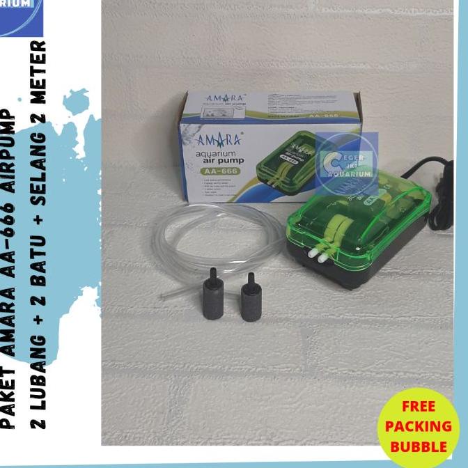 Airpump Mesin Aerator Aquarium 2 Lubang ◙