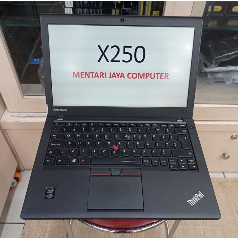 Laptop Second Lenovo Thinkpad Core i5 8GB 256GB SSD 12.5&quot; inch Win 10 Pro Murah Berkualitas Siap Pakai