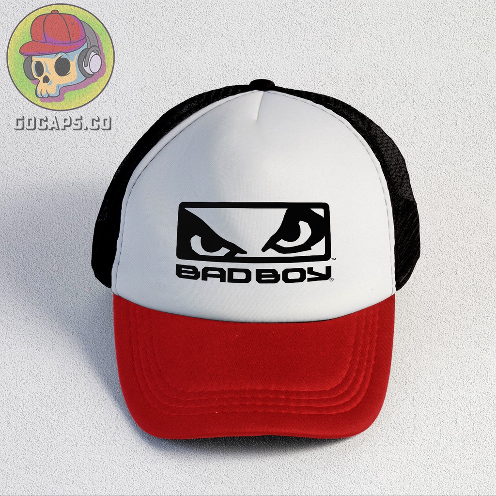 Bad Boy | Trucker Hat | Topi Pria | Trucker | Baseball | Brand | Topi Jaring | Gocaps