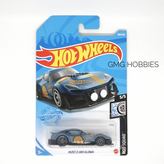 K 2021 MUSCLE AND BLOWN ROD SQUAD HOTWHEELS HOT WHEELS DIECAST HW