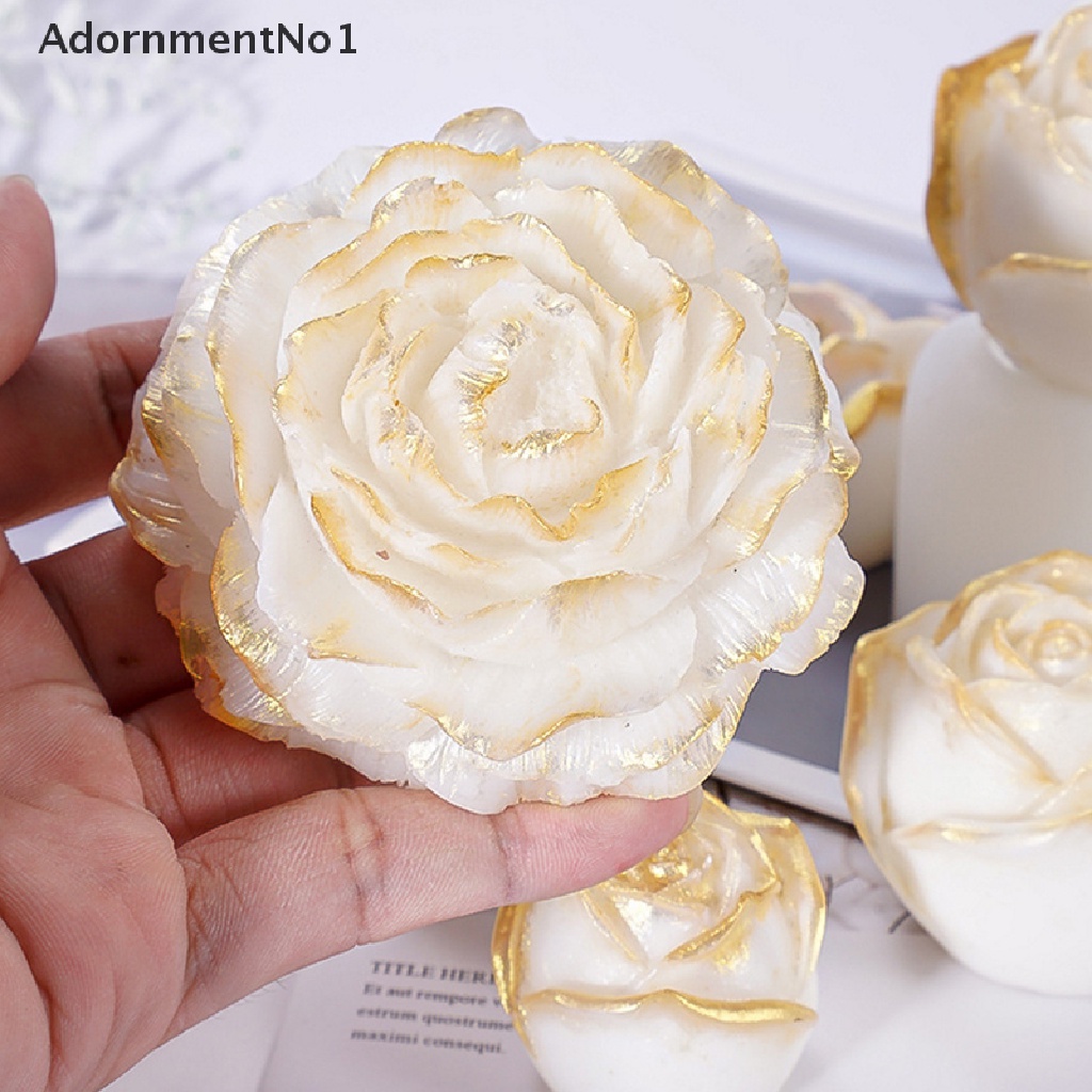 [AdornmentNo1] 3D Flower Shape Silicon Mold DIY Epoxy Resin Rose Flower Craft Jewelry Making [new]