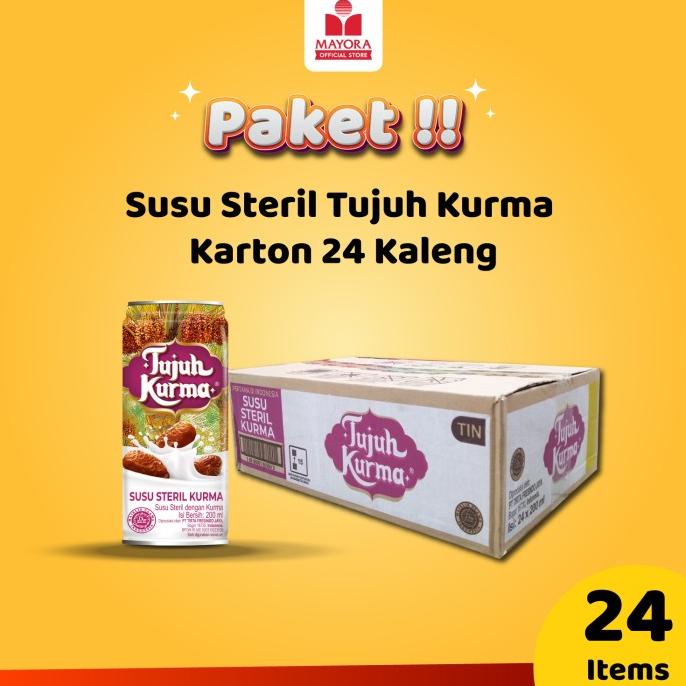 

(BISA COD) Susu Steril Tujuh Kurma Karton 24 Kaleng TERUJI Kode 895