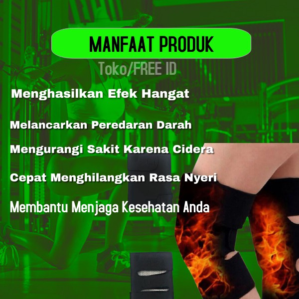 Deker Lutut Pelindung Lutut Kesehatan Alat Terapi Pemanas Pembalut Lutut Kneepad Knee Care GI28