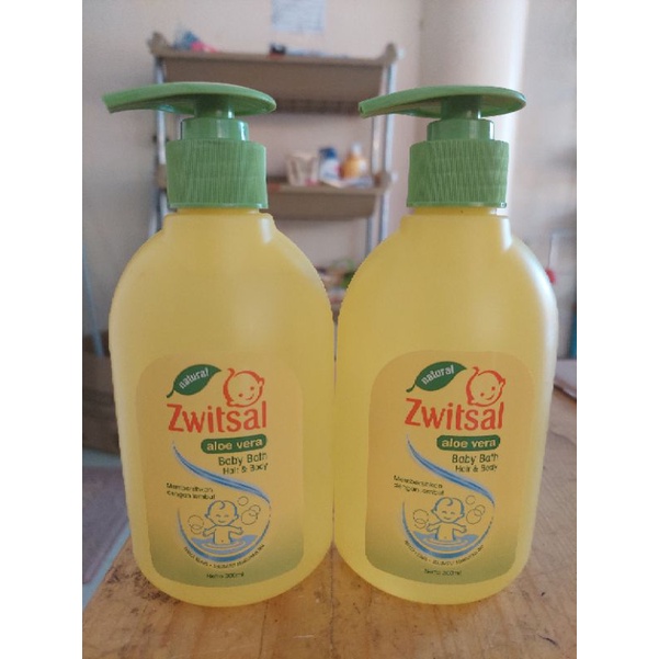 zwitsal baby bath hair&amp;body aloe vera/baby shampoo 300ml