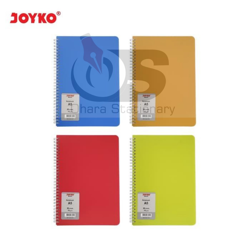 

NOTEBOOK BUKU CATATAN BUKU SPIRAL A5 JOYKO NOTE BOOK NB 661/ 60 halaman