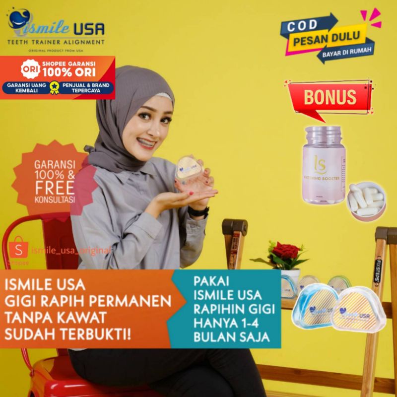 Garansi 100% Ismile USA Original / Ismile usa/Perapih gigi/Perapi Gigi /Perapih Gigi Original/Perapi