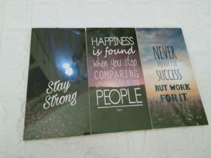 Hiasan Dinding Kata Poster Kayu Quotes Cafe Vintage Wall Decor Ruangan Dekorasi Rumah Quotes Mk87
