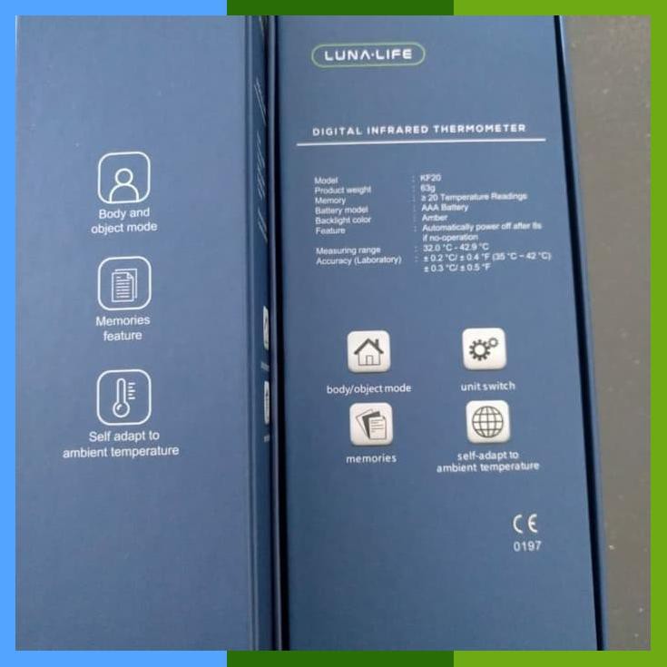 Luna Life Thermogun Digital Infrared Thermometer