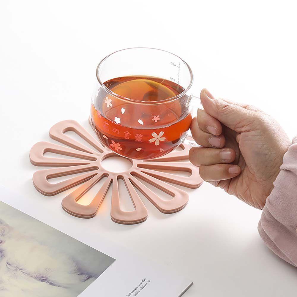 [Elegan] Pot Mat Non-slip Menebal Furniture Dekorasi Aksesoris Dapur Table Mat Meja Makan Pot Holders Cup Coaster