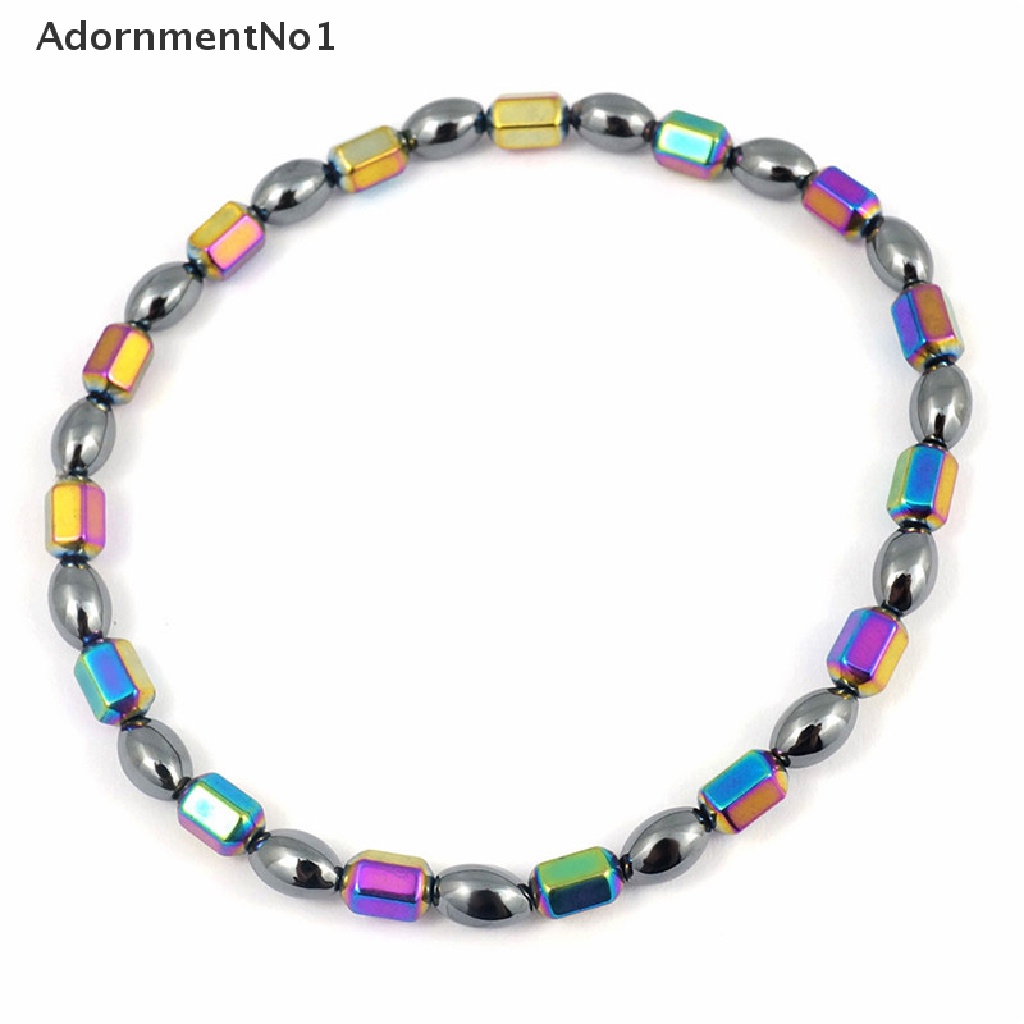 (AdornmentNo1) Gelang Kaki Batu Hematite Magnetik Untuk Terapi / Pantai