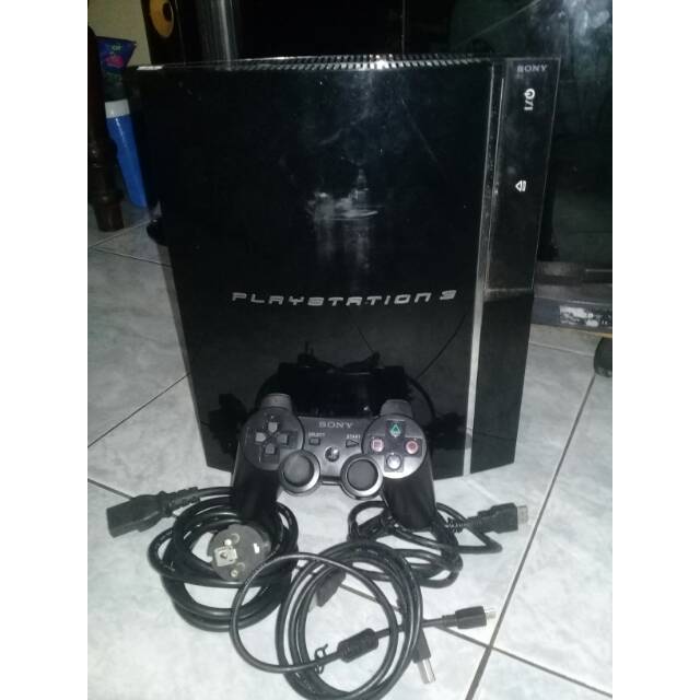Ps3 fat rusak,mesin hidup,hdd 120gb