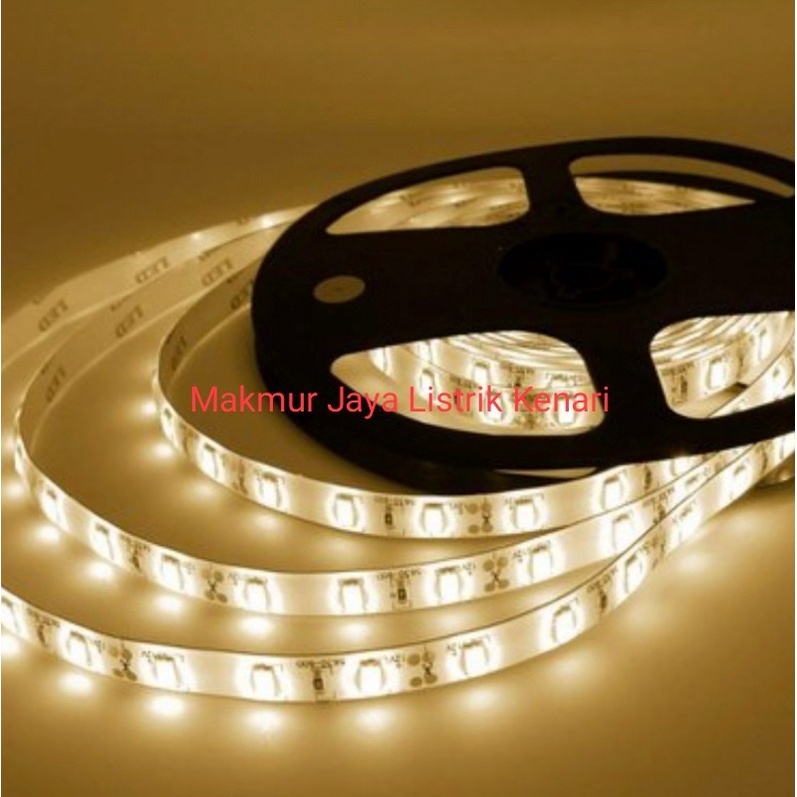 Led Strip 12v Dc Waterproof Outdoor 5 meter 5050 Jelly Mata Besar Jelly