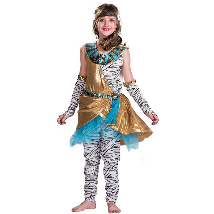 EGYPT MUMMY princess halloween costume kostum anak mumi cleopatra