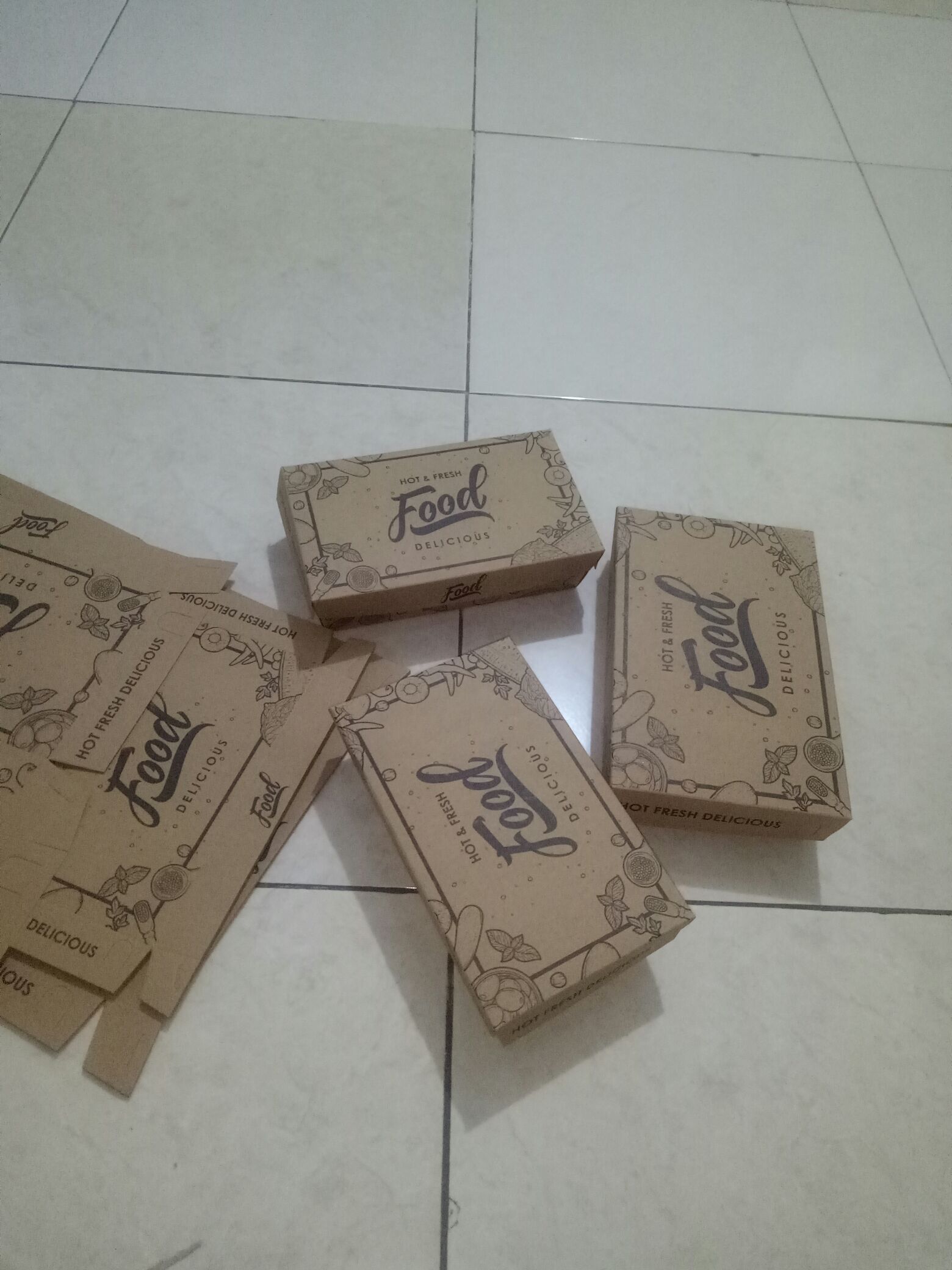 Lunch Box Paper, Lunch Box, Paper Lunch Box M L, Dus Box Ayam Geprek, Lunch Box Kertas Nasi