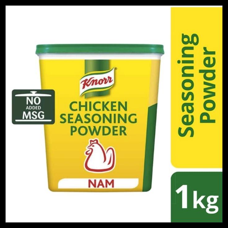 

TERBARUU!! Knorr Chicken Seasoning Powder non MSG NAM 1kg SALE