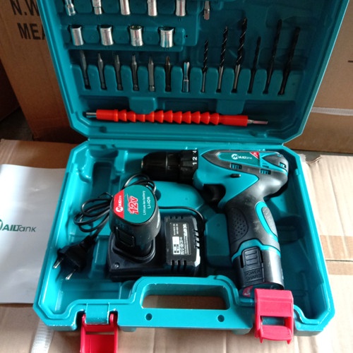 MAILTANK SH191 Bor Cordless Drill Baterai Batre Tangan Charger Cas Tanpa Kabel 12 V  Mesin SH-191