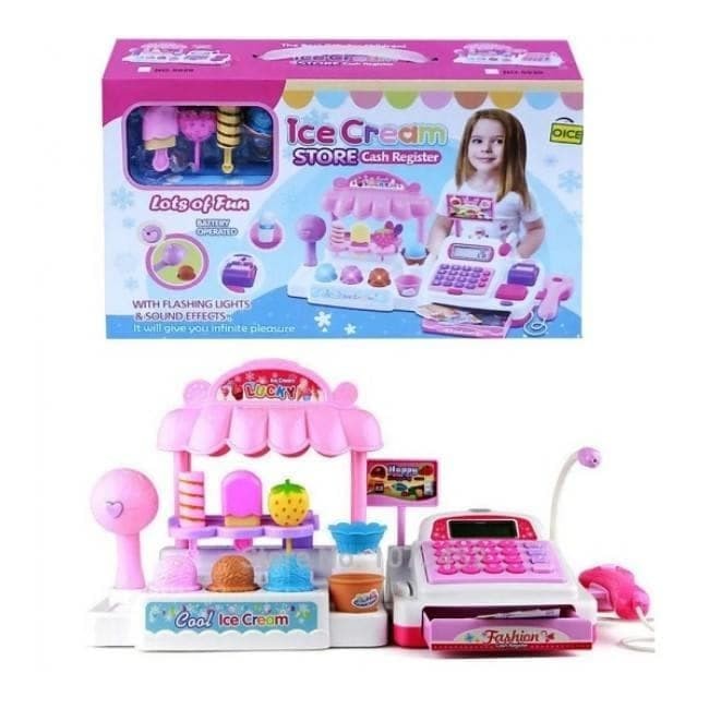 Mainan Mesin Kasir Es Cream - Ice Cream Store Cash Register