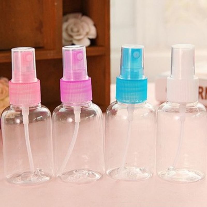 Botol spray bening semprot botol sabun travelling