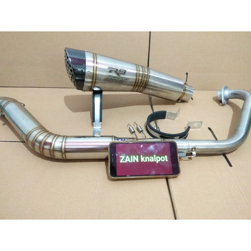 knalpot r9 h2 knalpot vixion knalpot r15 knalpot cbr150 knalpot cb150r knalpot satria fu mx dll