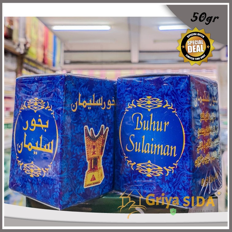 Dupa SULAIMAN 50gr Bokhour Bakhoor original dupa wangi buhur PROMO!!