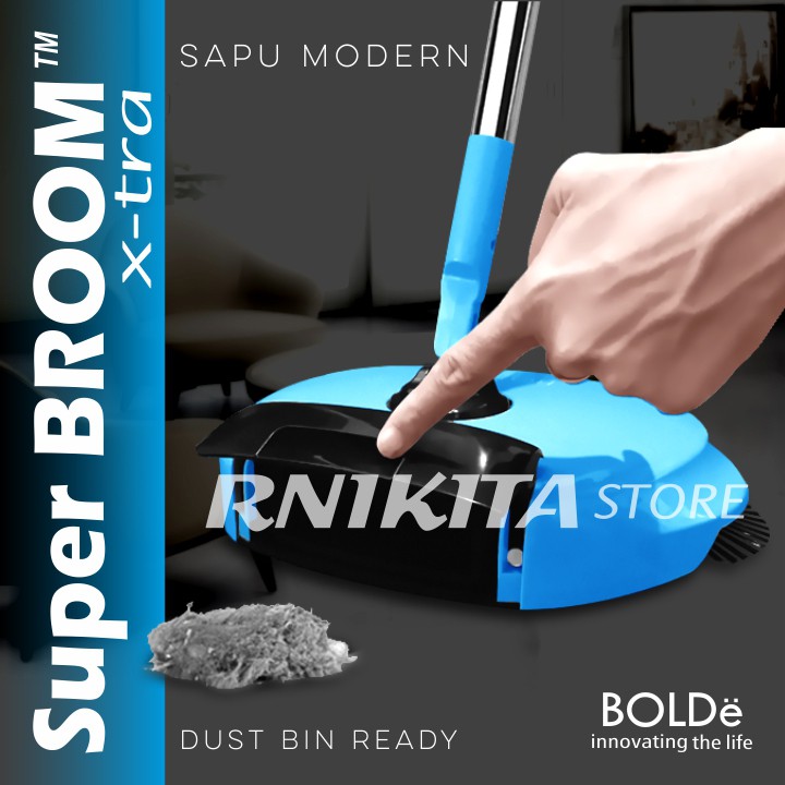 BOLDe SUPER BROOM X-TRA - Sapu Otomatis Tanpa Listrik