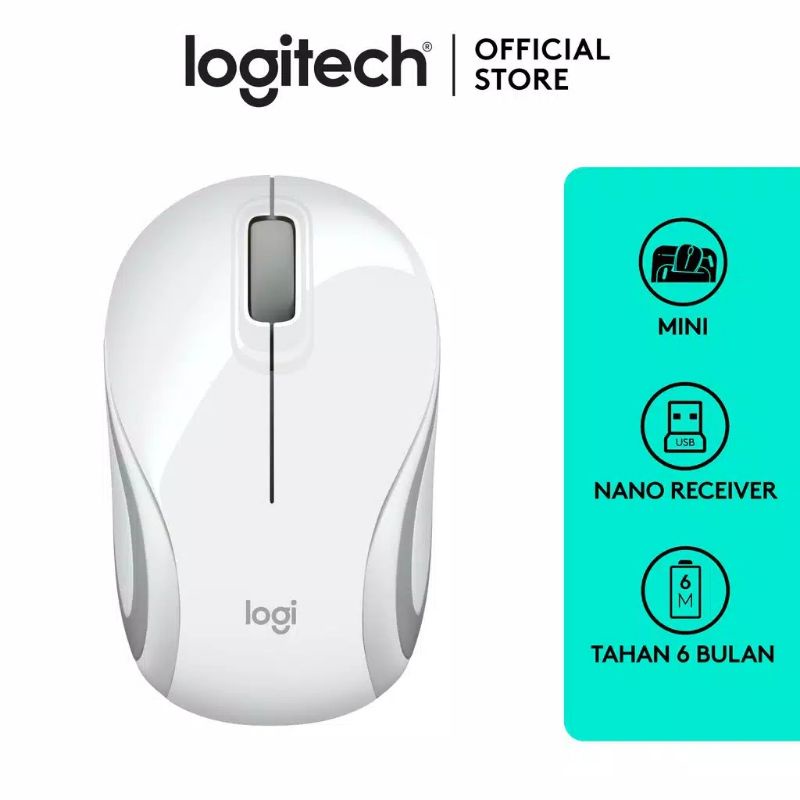 Mouse Logitech M187 Mini Wireless Garansi 1 Tahun