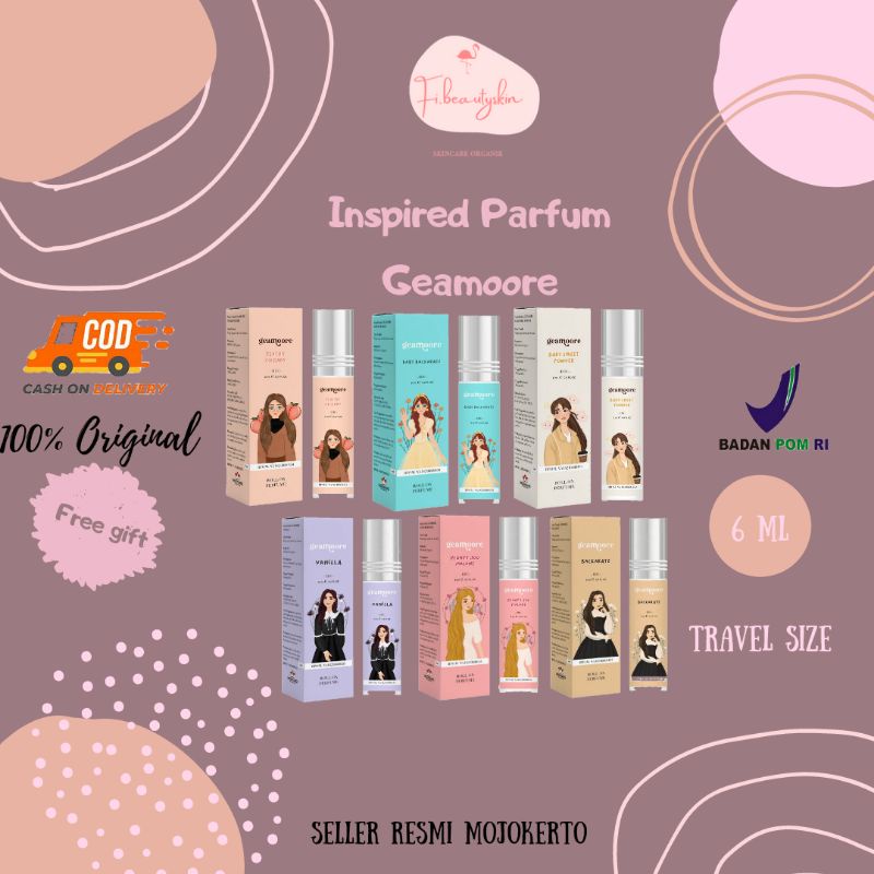 (RESELLER RESMI) Parfum Geamoore/Inspired Parfume by Geamoore Travel size isi 6ml