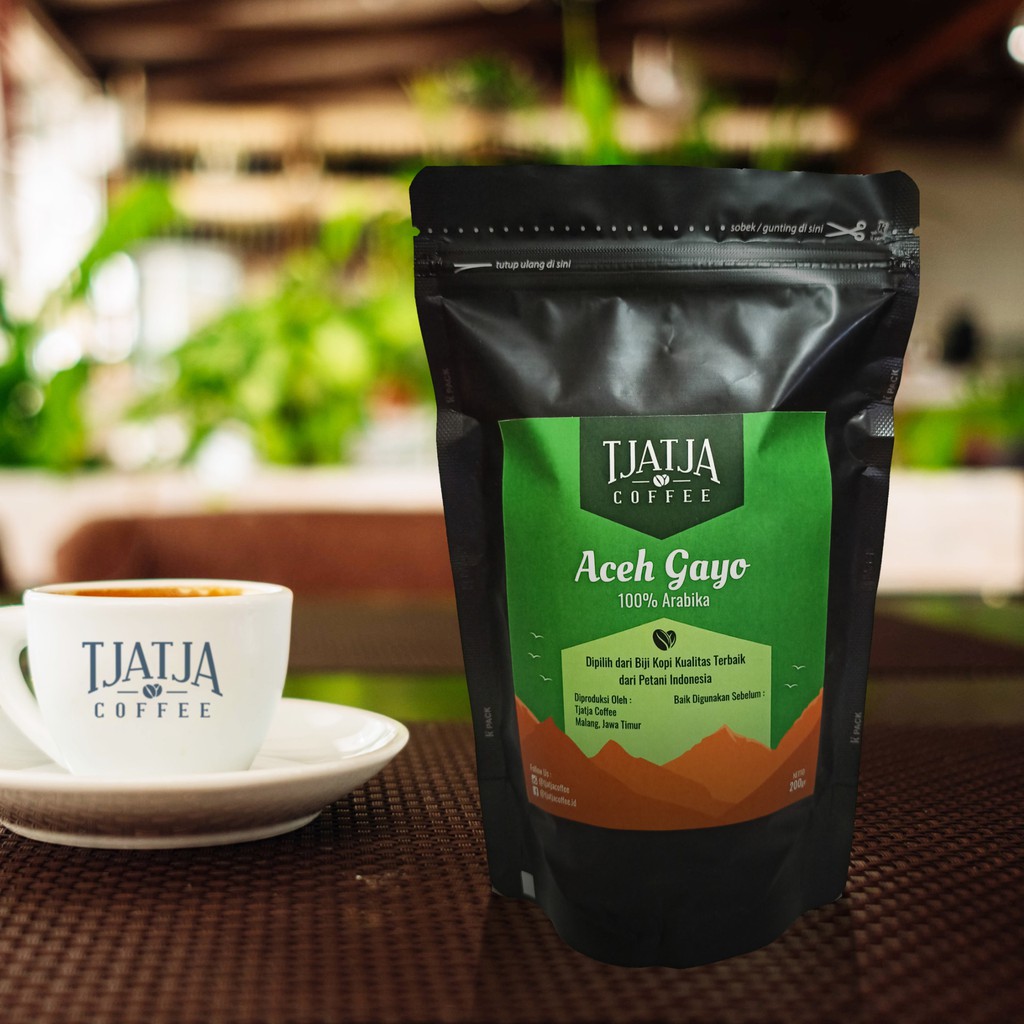 

Kopi Arabika Aceh Gayo - Tjatja Coffee - 200gr