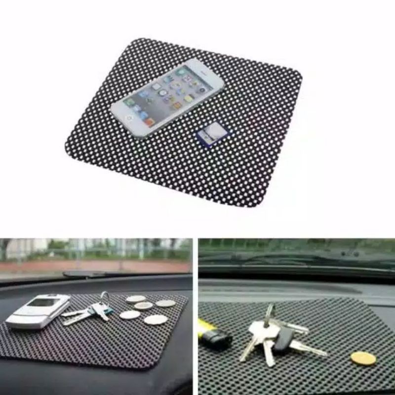 Anti slip dashboard mobil / dash mat non selip Untuk HP Kartu Uang 20x30 cm