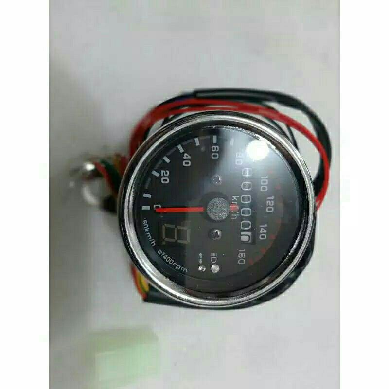 Kilometer speedometer indikator odometer tripmeter custom japstyle C170 cafe racer