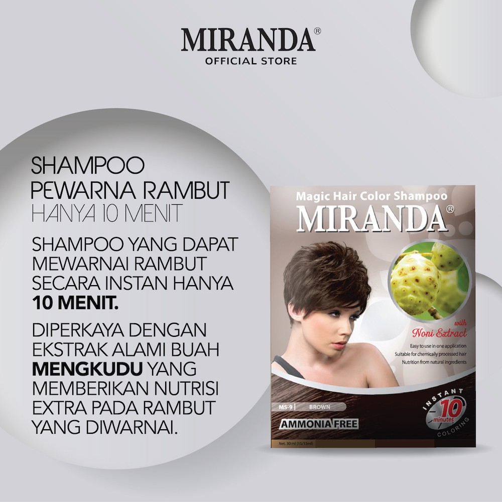 ★ BB ★ Miranda Magic Hair Color Shampoo 30ml