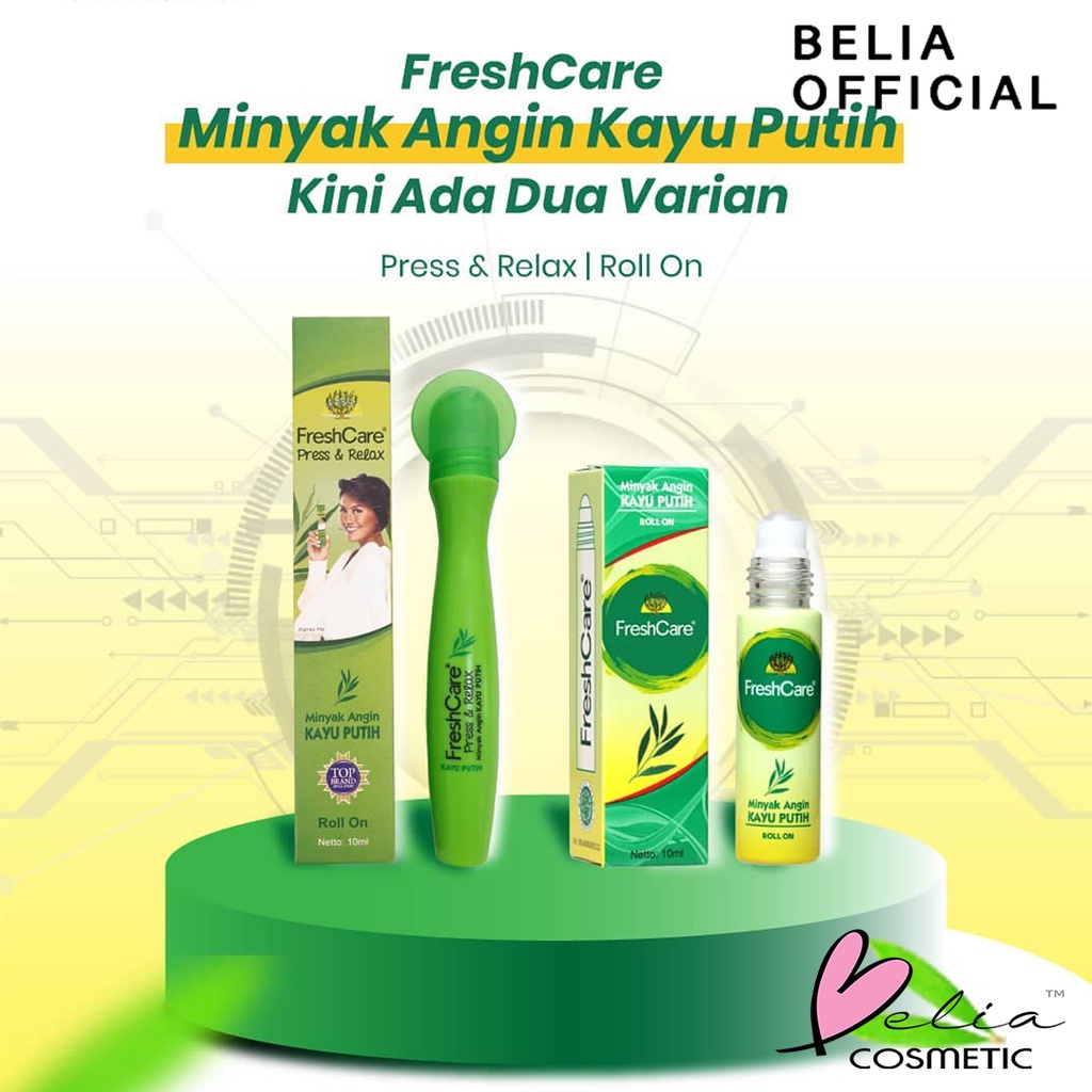 ❤ BELIA ❤ FRESH CARE (✔️BPOM) Minyak Angin Aromatheraphy Roll On 10mL | aroma terapi gosok freshcare