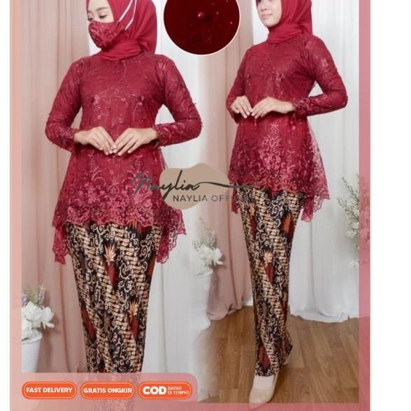 ((TERMURAH)) Kebaya Wisuda Modern Stelan Kebaya Kondangan Set Kebaya Terbaru Baju Pager Ayu Dress br