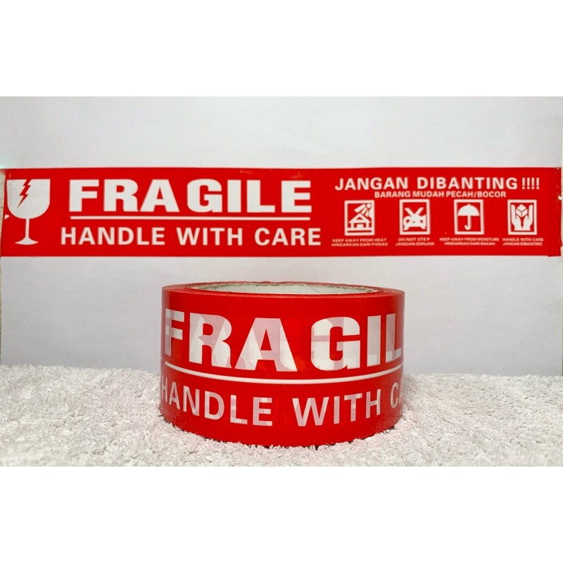 

FRAGILE MERAH / PUTIH 48MM X 100Y BEST SELLER..