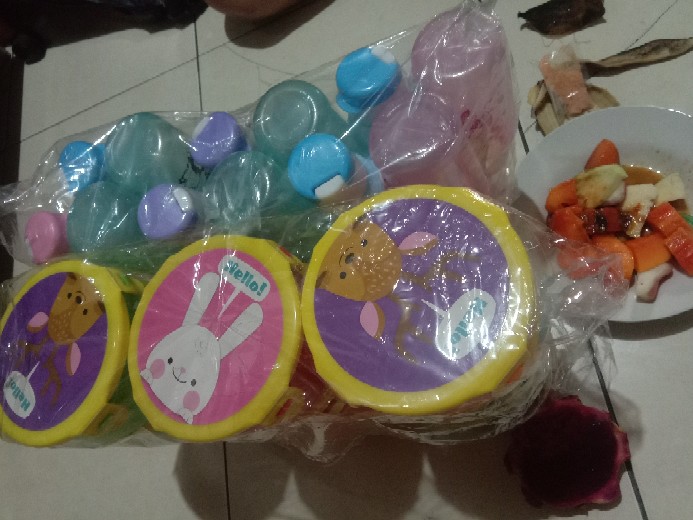 Paket Souvenir Ulang Tahun Bingkisan Anak Kotak Makanbotolminum