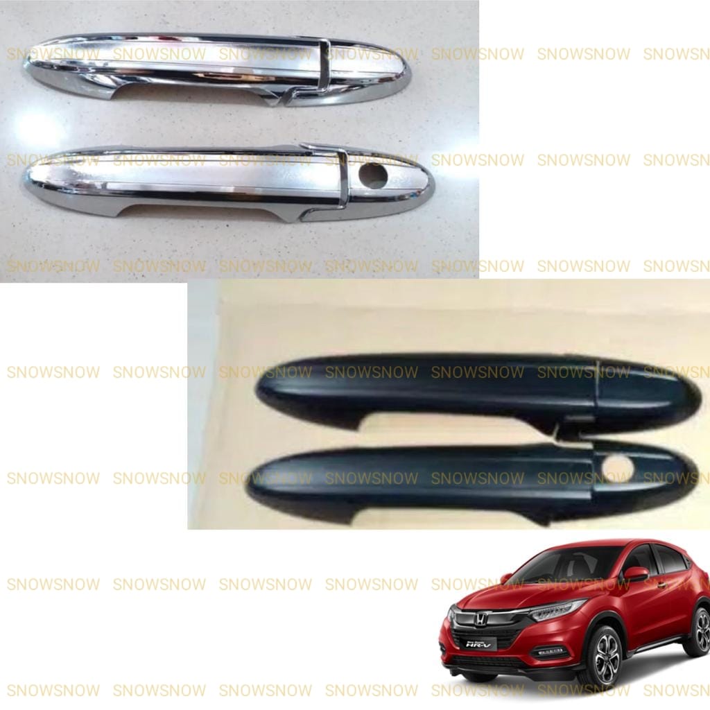 Cover Handle Depan Honda Hrv Non Keyless Hitam Doff Chrome