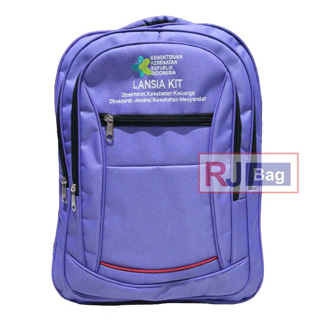 Souvenir Tas Ransel Logo Sablon Bordir Grosir Seminar Diklat Promosi Murah Tebal Kuat Berkualitas