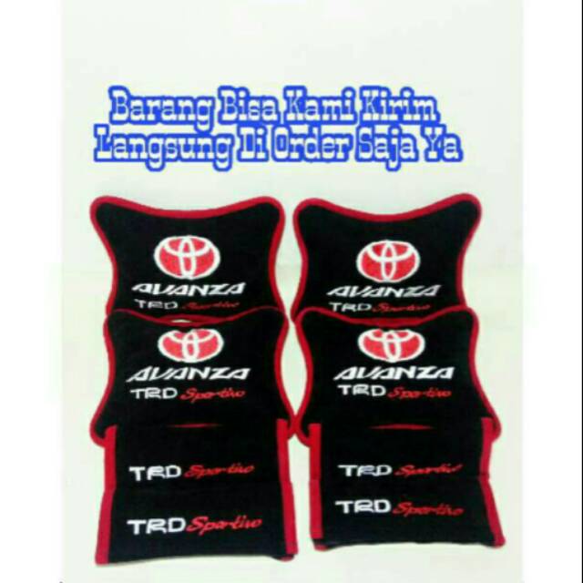 Bantal Aksesoris mobil Avanza TRD Sportivo