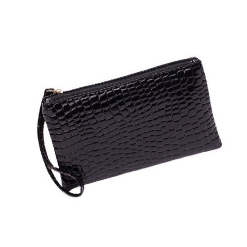 Medan Termurah Clutch wanita croco leather import dompet wanita hp croco